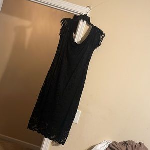 Ambiance black lace shirt dress size 2x - AB